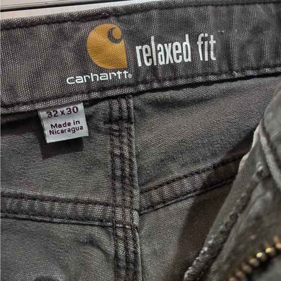 Carhartt Men’s Relaxed Fit Canvas Dungaree Workforce, Size 32x30 - Picture 3 of 16